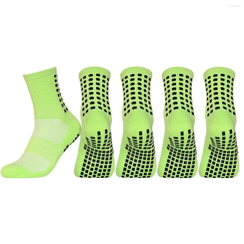 Teens/Mens Soccer Grip Socks 5 Pairs multi-color options